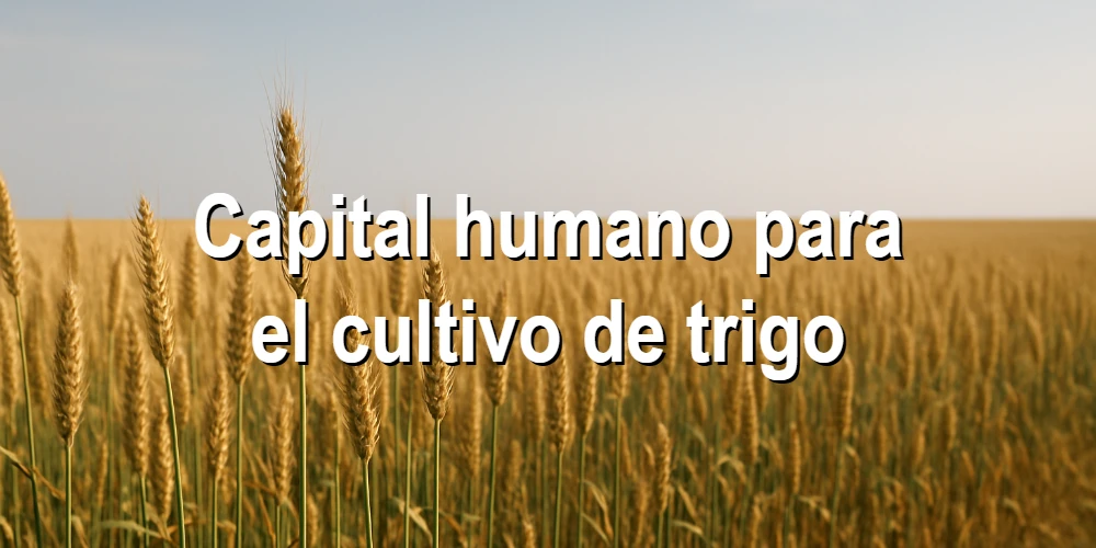 Capital humano para el cultivo de trigo