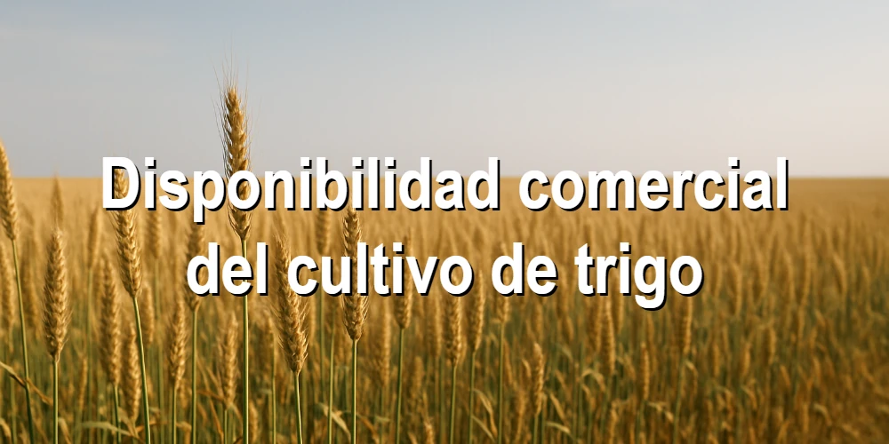 Disponibilidad comercial del cultivo de trigo