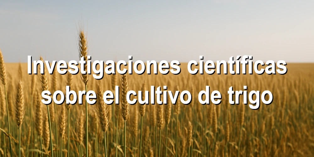 Investigaciones científicas sobre el cultivo de trigo