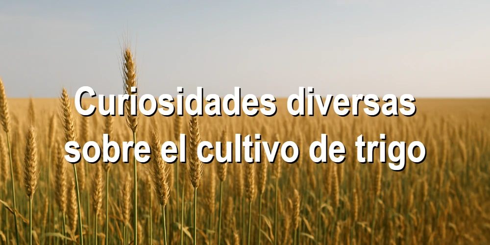 Curiosidades diversas sobre el cultivo de trigo