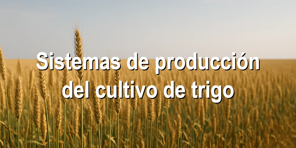 Sistemas de producción del cultivo de trigo