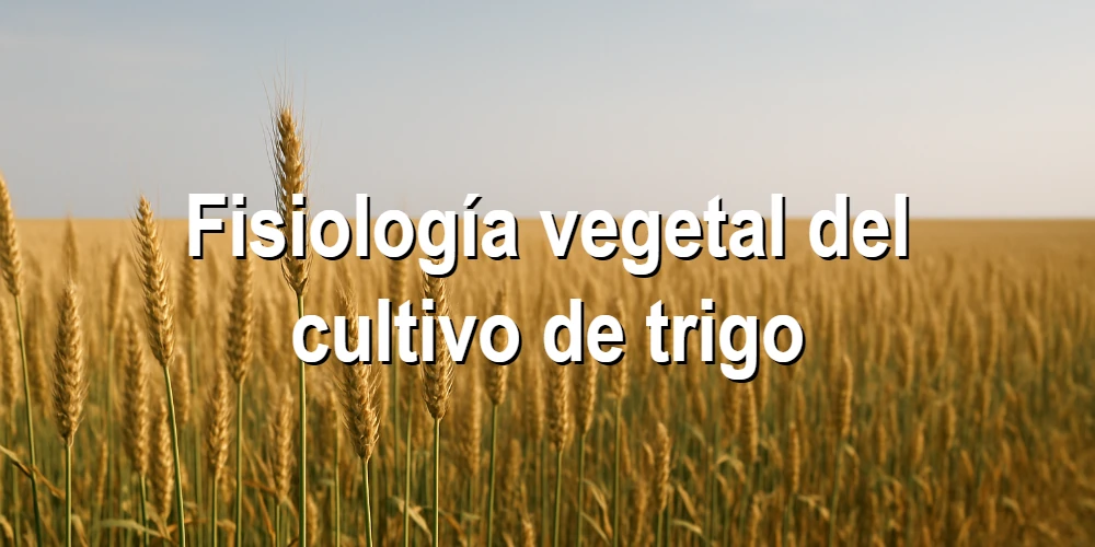 Fisiología vegetal del cultivo de trigo