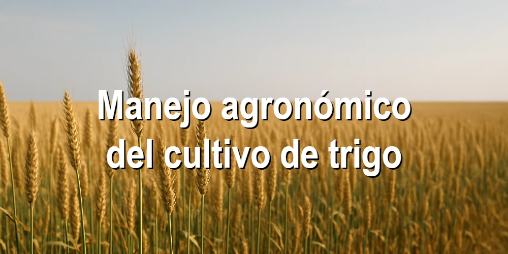Manejo agronómico del cultivo de trigo